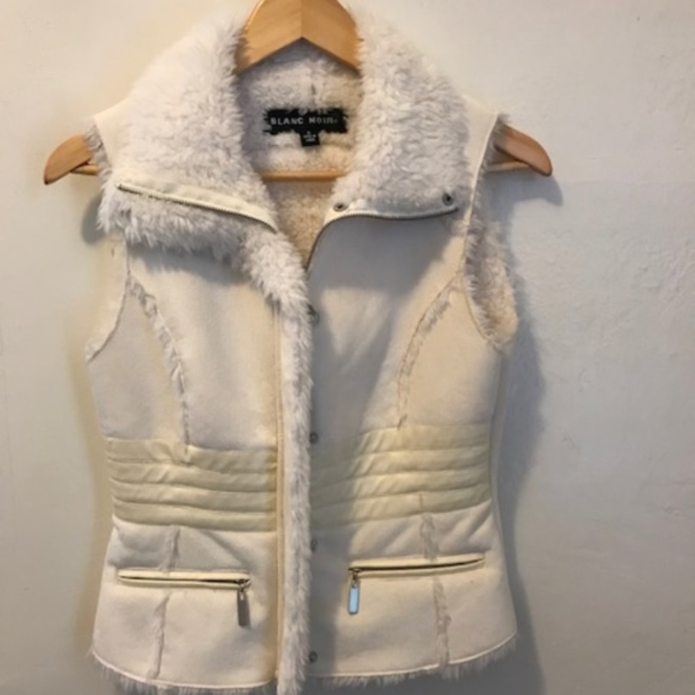 *HOST PICK* Ivory Suede & Sherpa Vest